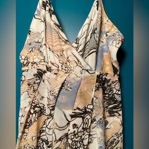 Elliat muted floral v-neck dress